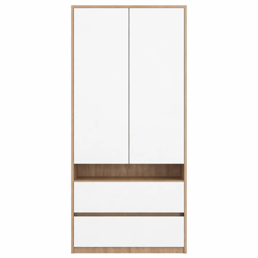 Armoire avec 2 portes et tiroirs pour intérieur moderne